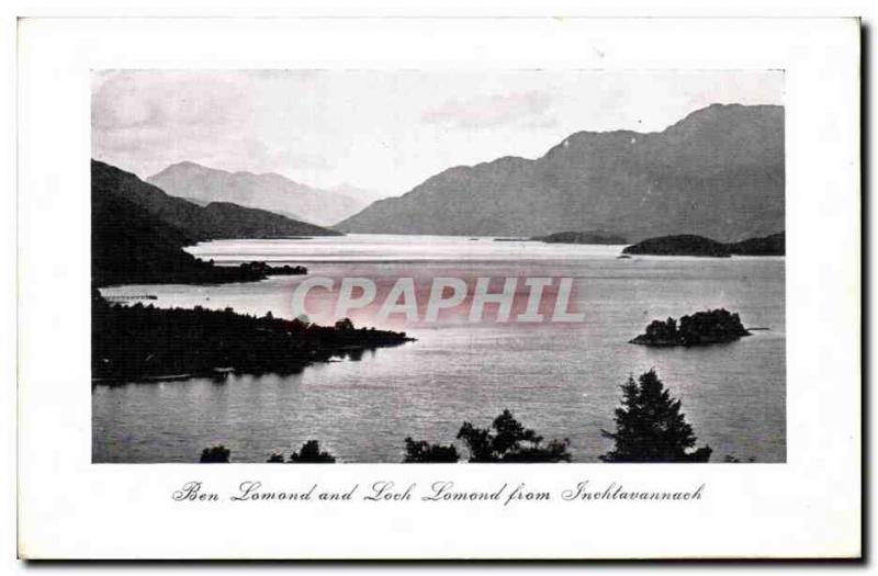 Postcard Old Ben Lomond and Loch Lomand From Inchtavannach