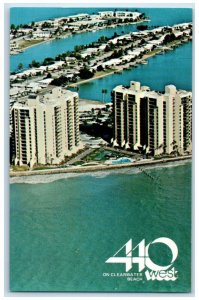 c1950's 440 West Condominiums Aerial View Clearwater Beach Florida FL Postcard