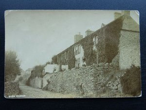 Derbyshire Bakewell OVER HADDON Watergate Lane c1909 RP Postcard by J.B. Gratton