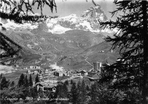 US40 postcard Italy Cervinia scorcio panoramico Aosta