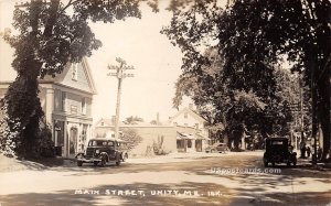 Main Street in Unity, Maine