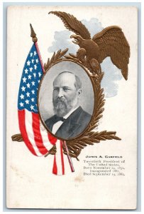 James A. Garfield Postcard Twentieth President Of The United States Patriotic