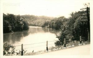 PA, Everett, Pennsylvania, Juniata River, US 30, RPPC