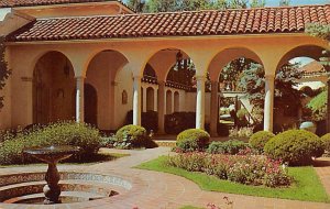 Patio of Villa Philmonte Philmont Scout Ranch - Cimarron, New Mexico NM  