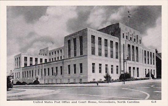 United States Post Office And Court House Greensboro North Carolina