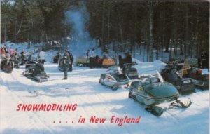 A Stop Along The Trail Snowmobiling In New England