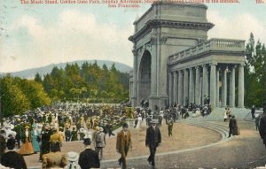 United States San Francisco California Golden Gate Park Music Stand 1907