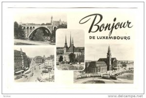 RP, 4 Different Views Of Luxembourg, Bridge, Street Scene, Bonjour De Luxembo...