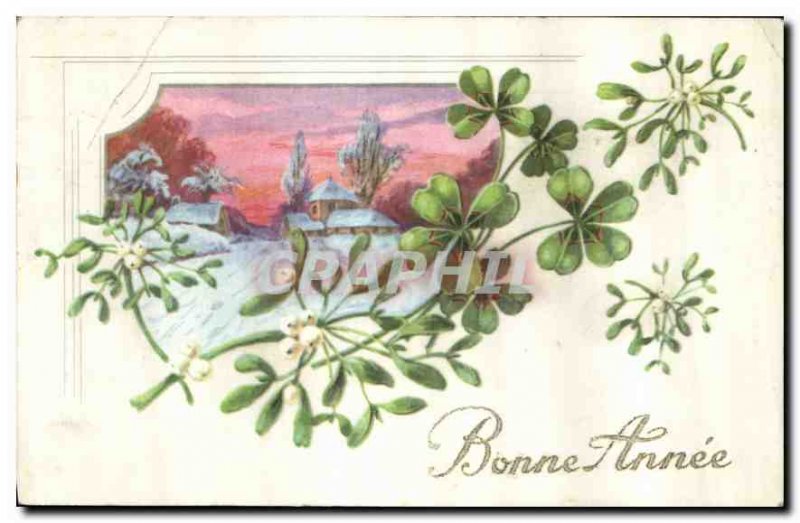 Postcard Old Bonne Annee