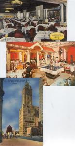 IL   CHICAGO   SHERATON HOTEL   3 POSTCARDS postcard
