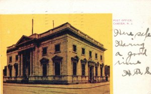 Vintage Postcard 1907 Post Office Camden New Jersey N. J.