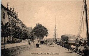 1900s Beeldenhuis Town House Dokkade Street Vlissingen Netherlands Postcard