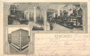 1904 Chicago Illinois Marshall Field Department Store Interior Postcard 25-11323