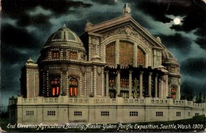 Expos Seattle Alaska Yukon Pacific Exposition 1909 Agricultural Building End ...