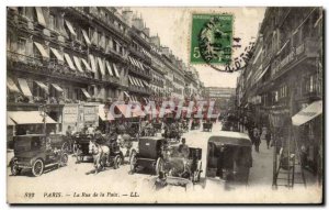 Paris Postcard Old Street of Peace