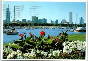 Postcard - Chicago Skyline - Chicago, Illinois