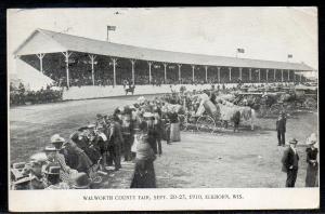 Elkhorn WI Walworth County Fair 1910 A960