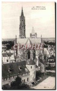 Old Postcard Senlis Apse of the Cathedral