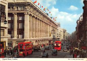 BR83400 oxford street london double decker bus car voiture   uk