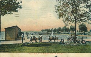 Buffalo News Erie Pennsylvania Public Bath Chestnut Street 1907 Postcard 21-3163