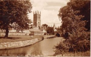 BR68528 magdalen tower and bridge oxford  uk  judges 21168 real photo