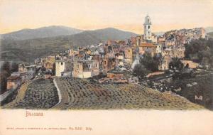 Bussana Italy panoramic birds eye view of area antique pc Z40882