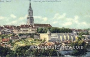 Munster vom Kirchenfeld aus Bern Swizerland Unused 