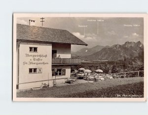 Postcard Bergwirtschaft u. Café St. Margarethe, Brannenburg, Germany