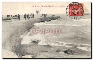 Palavas Old Postcard the jetty