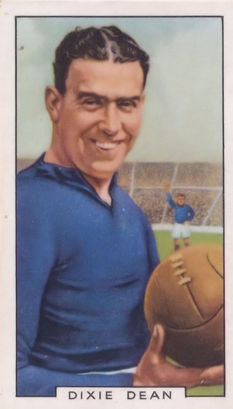 Dixie Dean Everton Football Club 1930s Cigarette Card