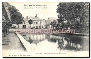 Postcard Old AY Sadi Carnot trough