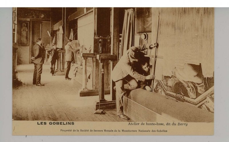 France - Paris. Les Gobelins Tapestry Factory, High Smooth Workshop