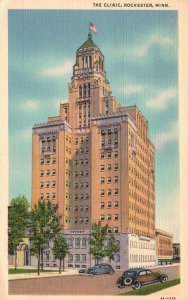 Vintage Postcard The Clinic Medical Building Rochester Minnesota Geo. W. Russell