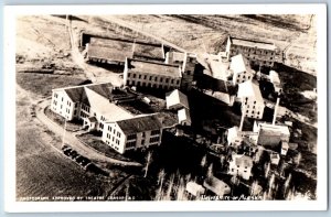 Fairbanks Alaska AK Postcard RPPC Photo University c1940's Unposted Vintage