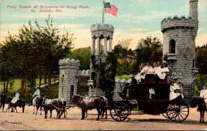 Missouri St Joseph Krug Park Pony Coach At Entrance