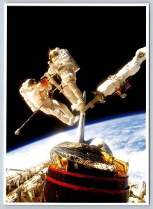 STS-51-A Shuttle Space Walk, Astronaut Dale Gardner, For Sale Sign, Chrome Card