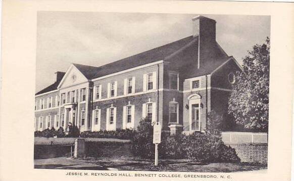 North Carolina Greensboro Jessie M Reynolds Hall Bennett College Albertype