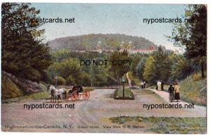 Grand Hotel & RR Station, Highmount NY