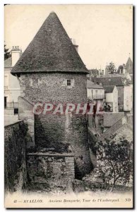 Old Postcard Avallon Former ramparts Tour L & # 39Escharguet