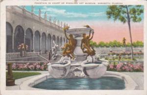Florida Sarasota Ringling Art Museum Fountain In Court