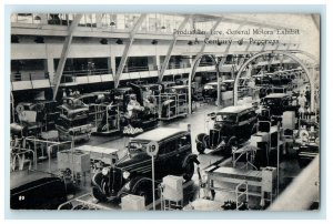 c1930’s General Motors Car Assembly Line Century Progress Worlds Fair Postcard 