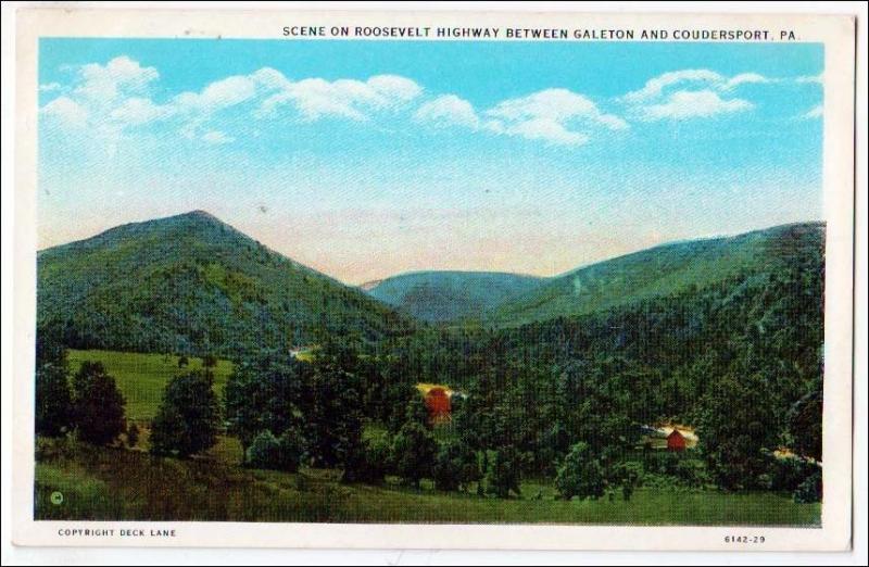 Roosevelt Highway, Galeton - Coudersport PA