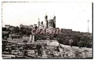 Postcard Modern Apse Nd Lyon Fourviere and metal tower