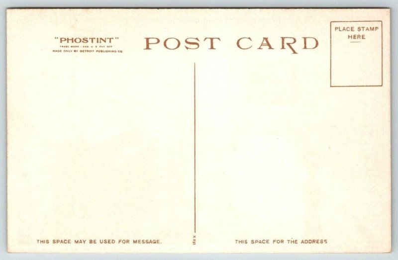 Portsmouth  New Hampshire  Thomas Bailey Aldrich Memorial Postcard  c1915