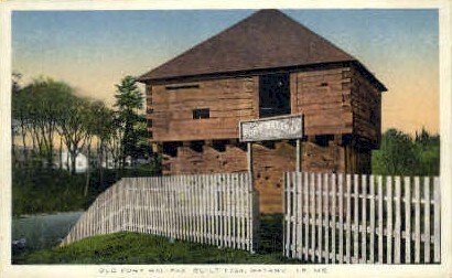 Old Fort Halifax in Waterville, Maine