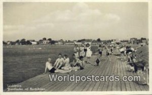 Strandbaden vid Borstahusen Landskrona Swizerland 1948 