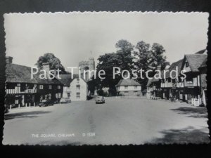 Kent CHILHAM The Square showing THE WHITE HORSE INN - Old RP Postcard