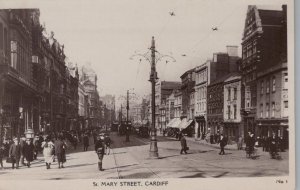 Wales Postcard - St Mary Street, Cardiff  SW19366