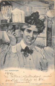 BR103131 una horchatera spain postcard painting woman Waitress