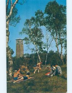 Unused Pre-1980 PARK SCENE BY MEMORIAL TOWER Halifax Nova Scotia NS F1836